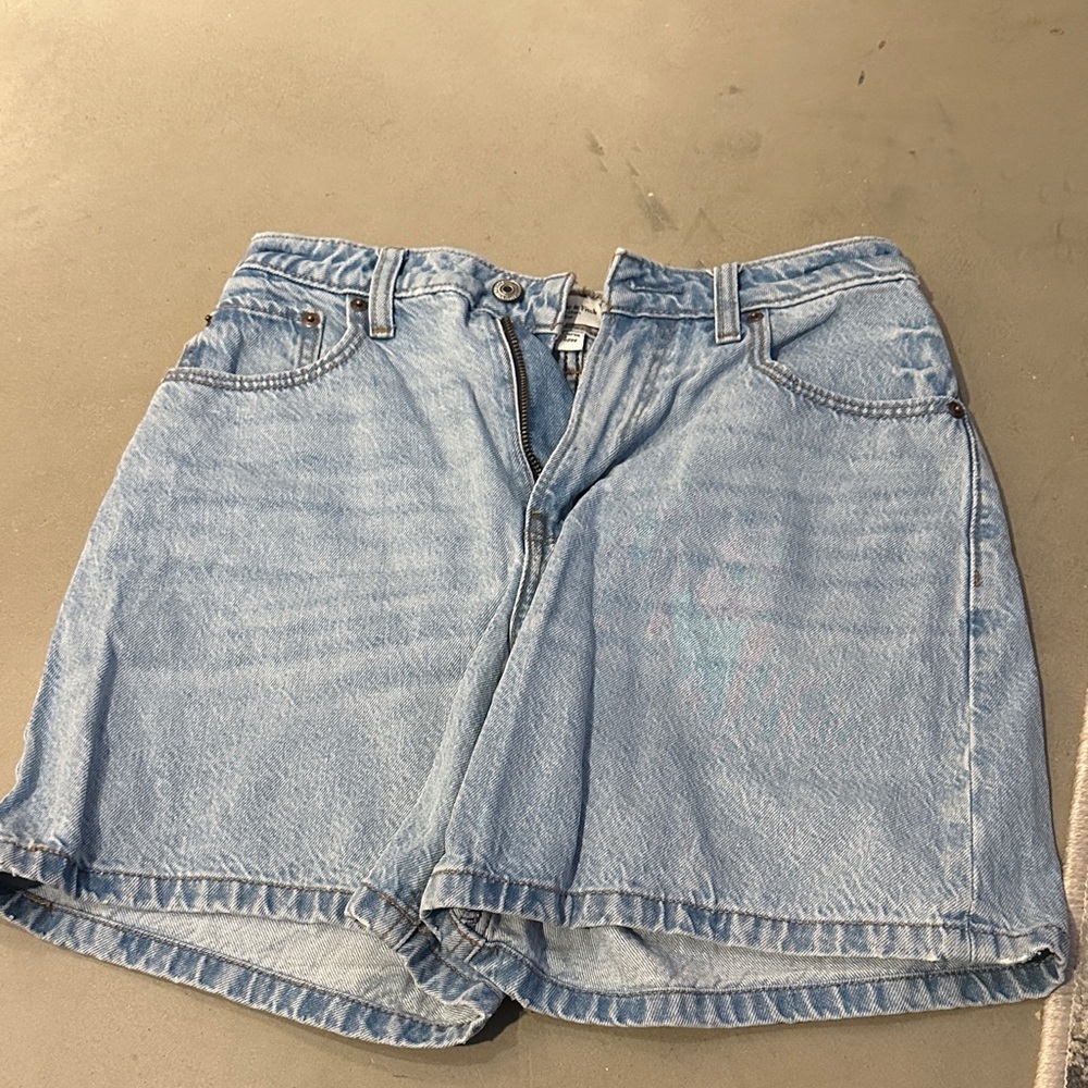 Abercrombie & Fitch Light Blue Jean Shorts